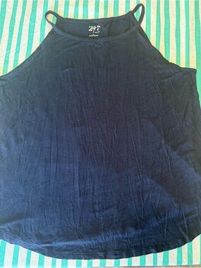 Maurices 24/7 Sleeveless Tank in Navy